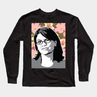 Rashida Tlaib Floral Long Sleeve T-Shirt